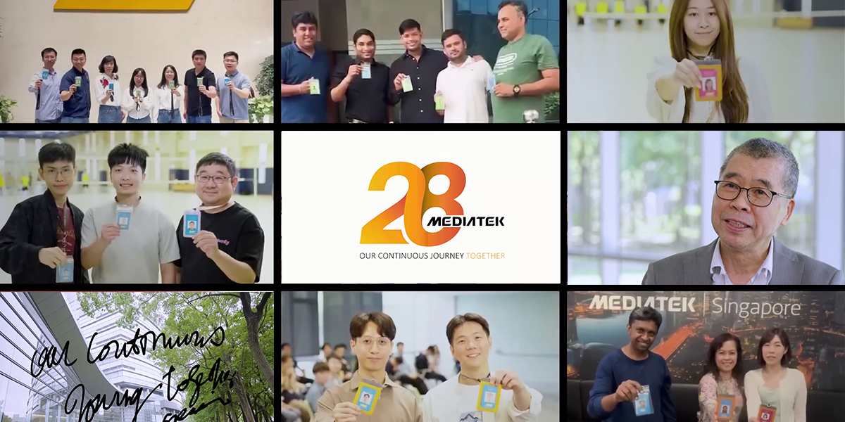 MediaTek 28th anniversary - our continuous journey together